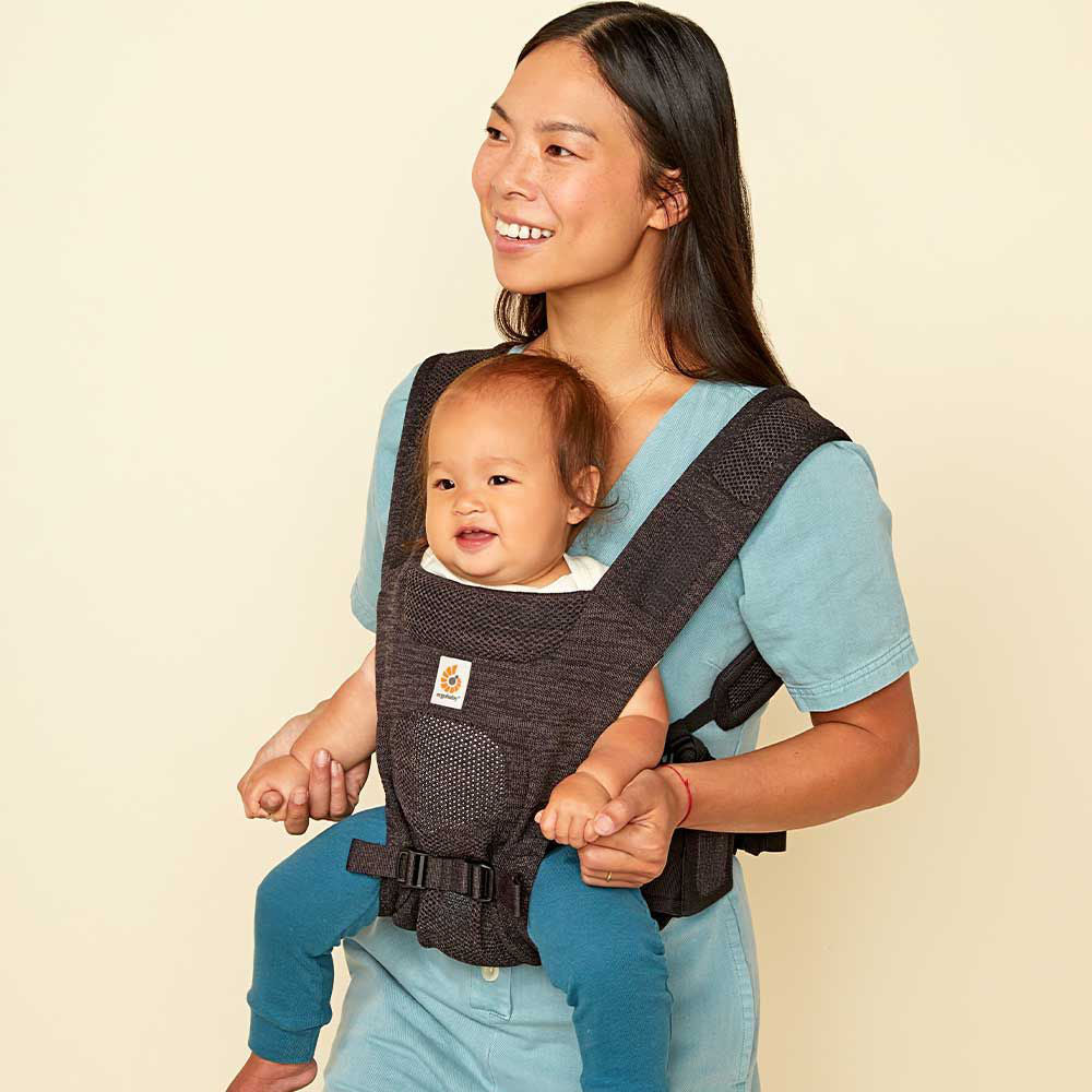 ERGOBABY AERLOOM BABYTRAGE - FORMAKNIT STRETCH Charcoal/Black