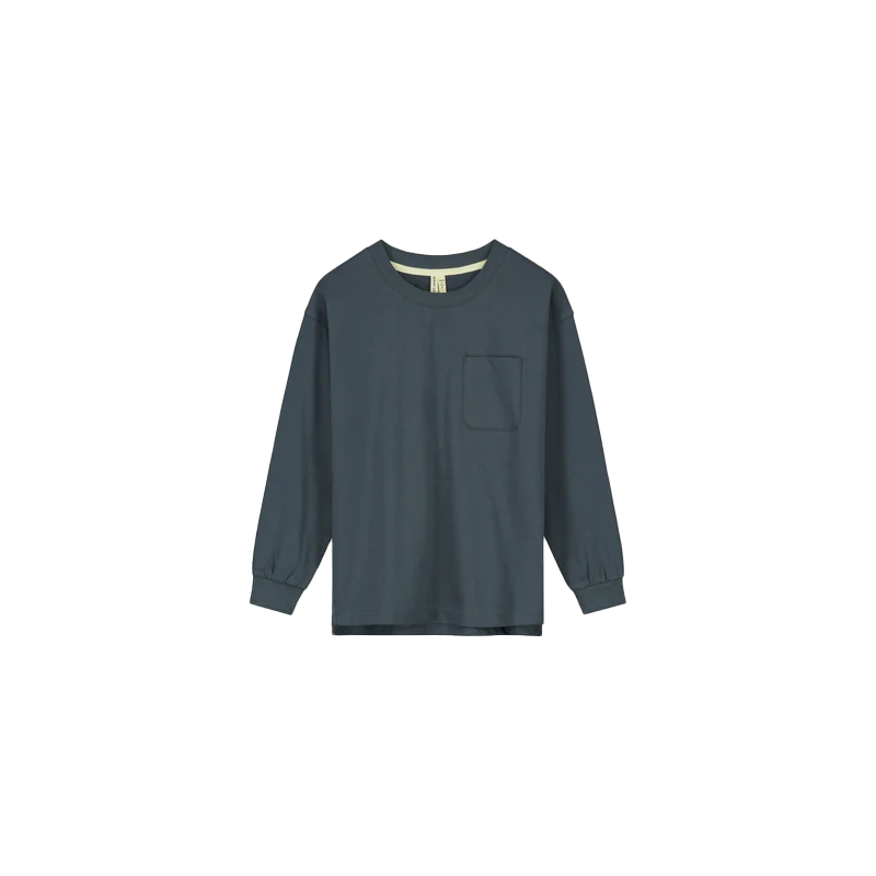 gray Label Langarm Shirt blue grey