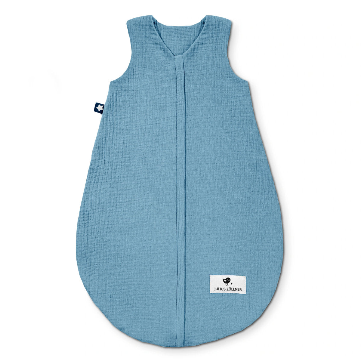 Zöllner Sommerschlafsack Musselin blau – STEYBE FÜR KINDER