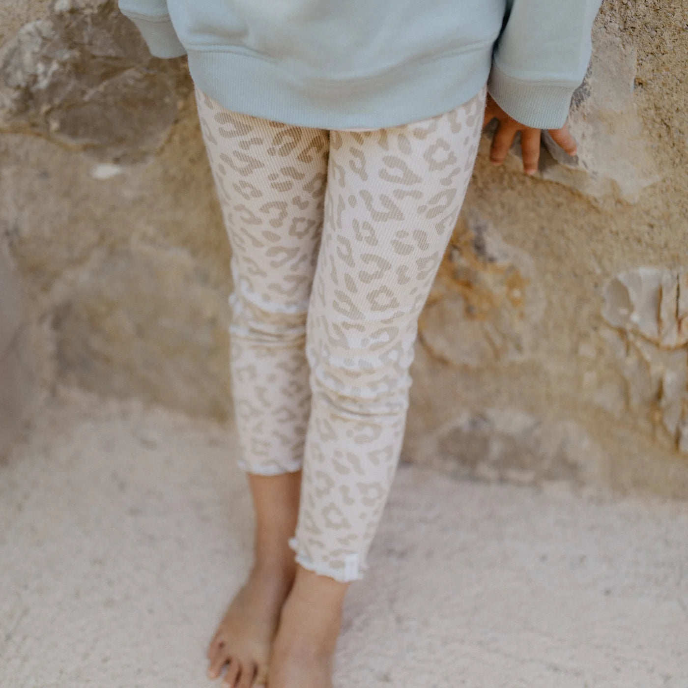 Leevje - Leggings leo mit Schleife