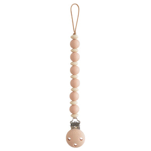 mushi silikon Schnullerkette luna blush
