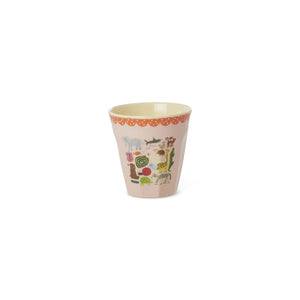 Rice Melamin Becher Medium wildlife pink