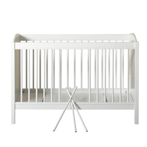 Oliver furniture Seaside Collection Lille+ Bett weiß 68x130/163