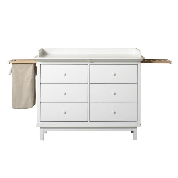 Oliver furniture Seaside Collection Wickelkommode 6 Schubladen weiß