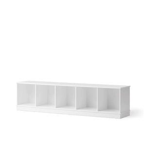 Oliver Furniture Wood Collection Standregal horizontal 5x1 m. Sockel