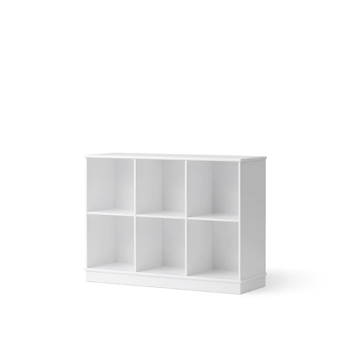 Oliver Furniture Wood Collection Standregal horizontal 3x2 m. Sockel