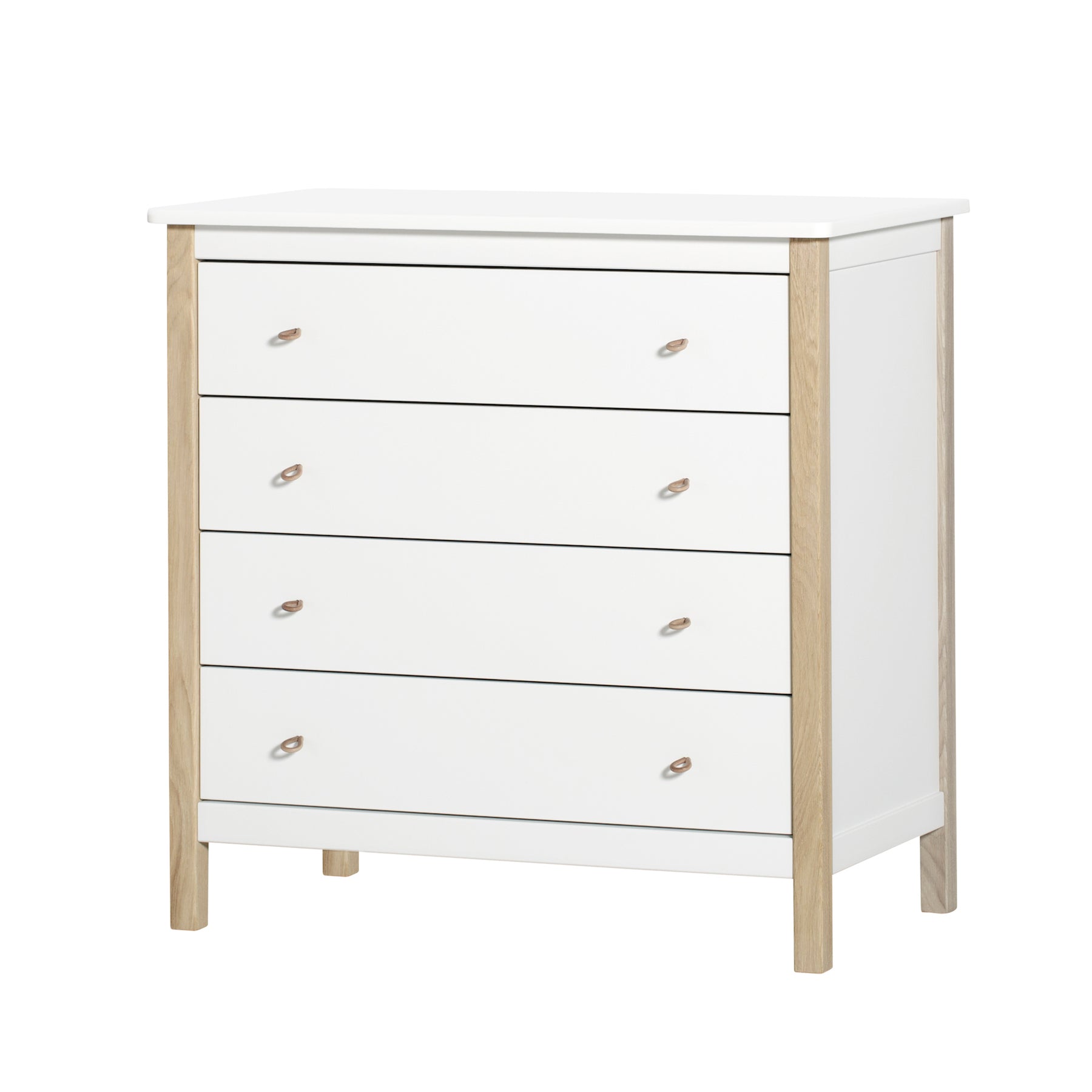 Oliver furniture Wood Collection Wickelkommde, 4 Schubladen
