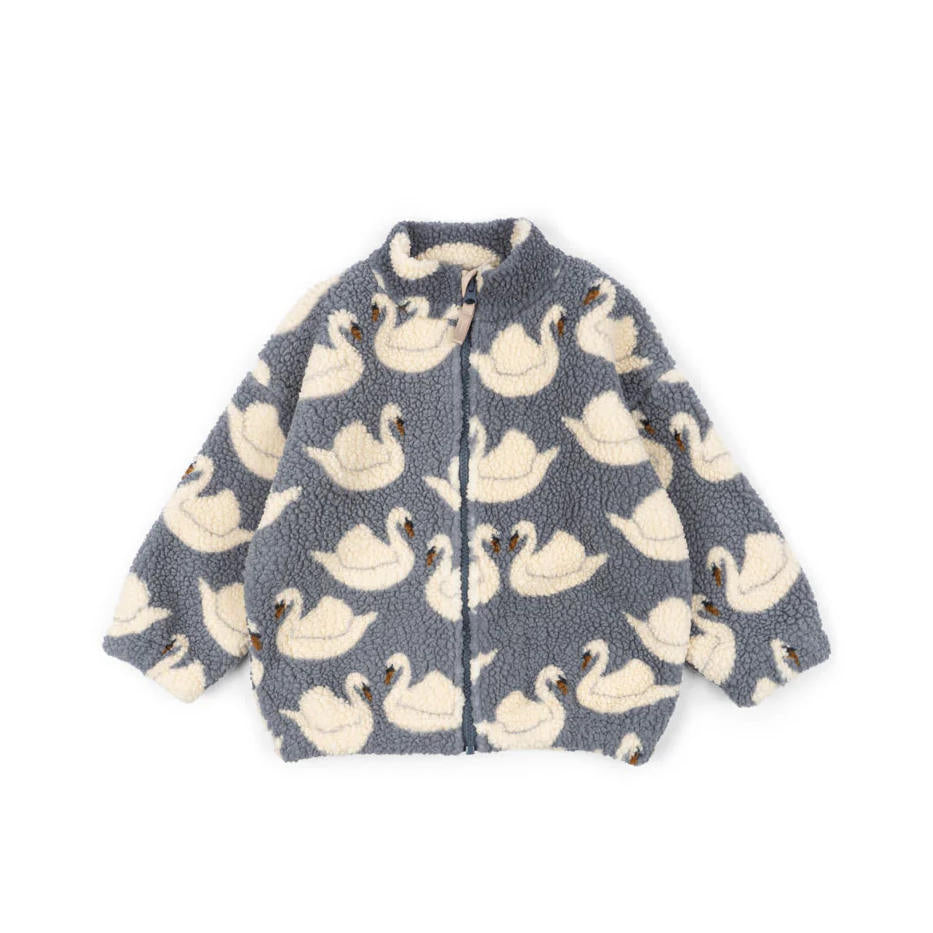 Konges Slojd ody teddyjacke - swan