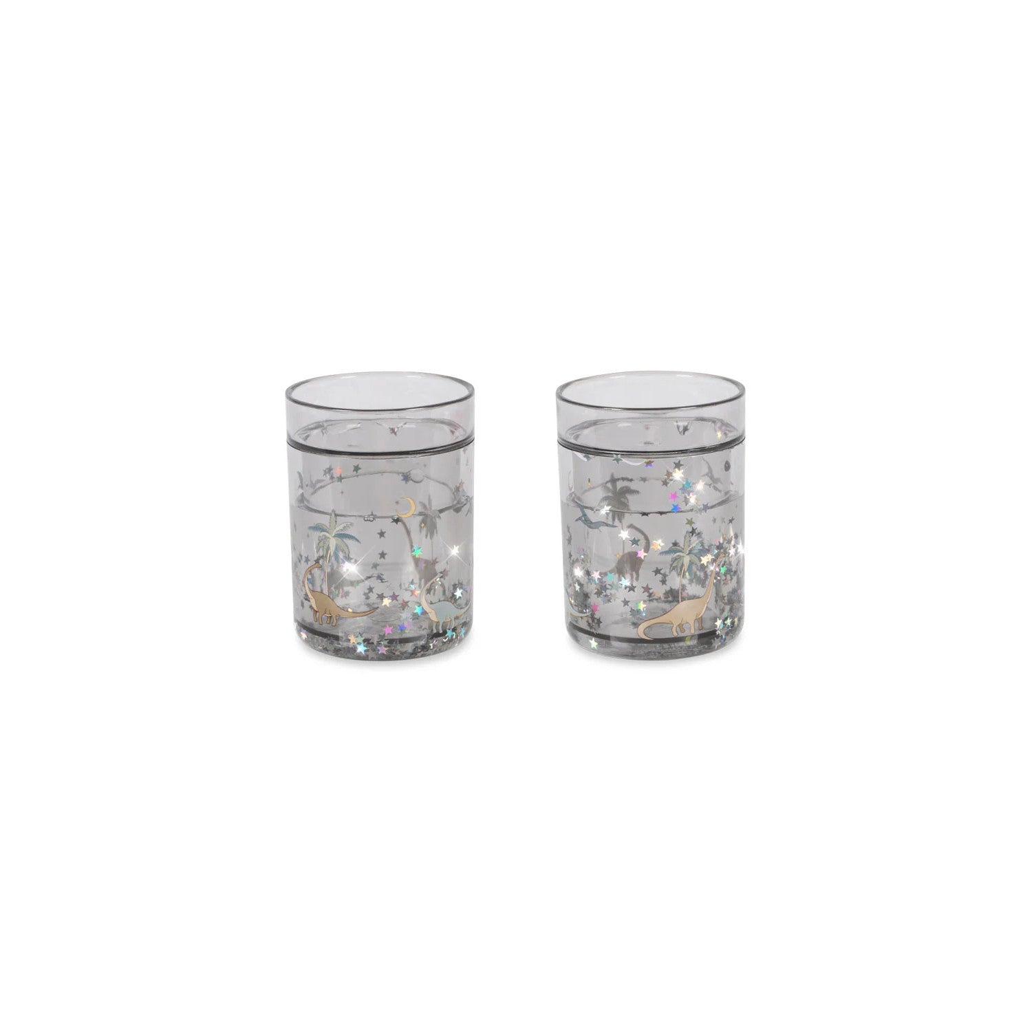 Konges Slojd GLITTER CUPS - DINO 2 PACK