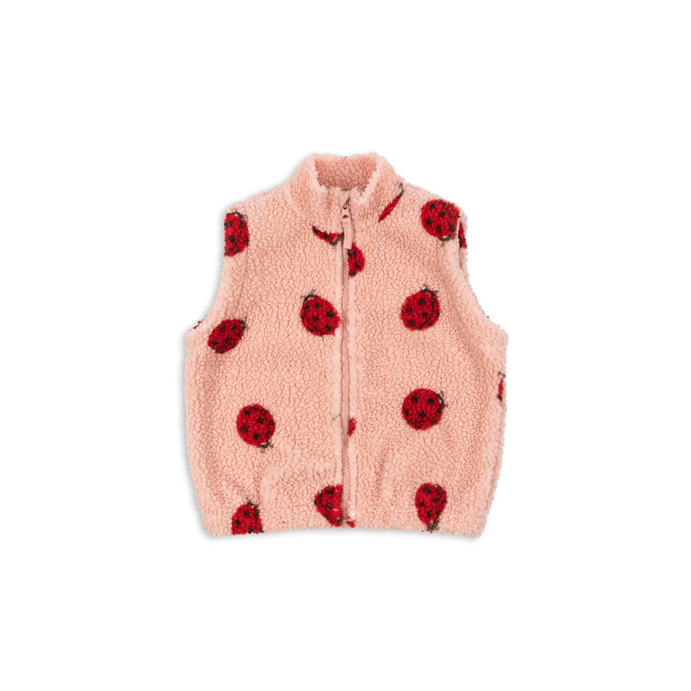Konges Slojd JODY TEDDY VEST LADYBUG PINK