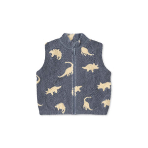 Konges Slojd JODY TEDDY VEST DINO MIST