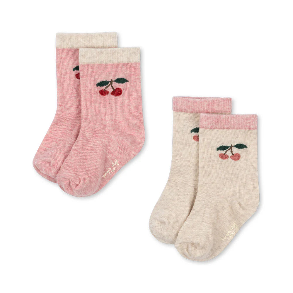 Konges Slojd socken cherry 2er-pack