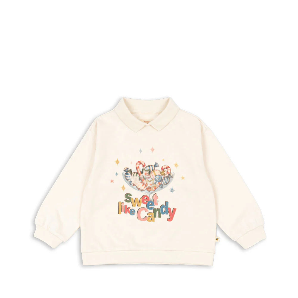 Konges Slojd Spotty Polo antique white