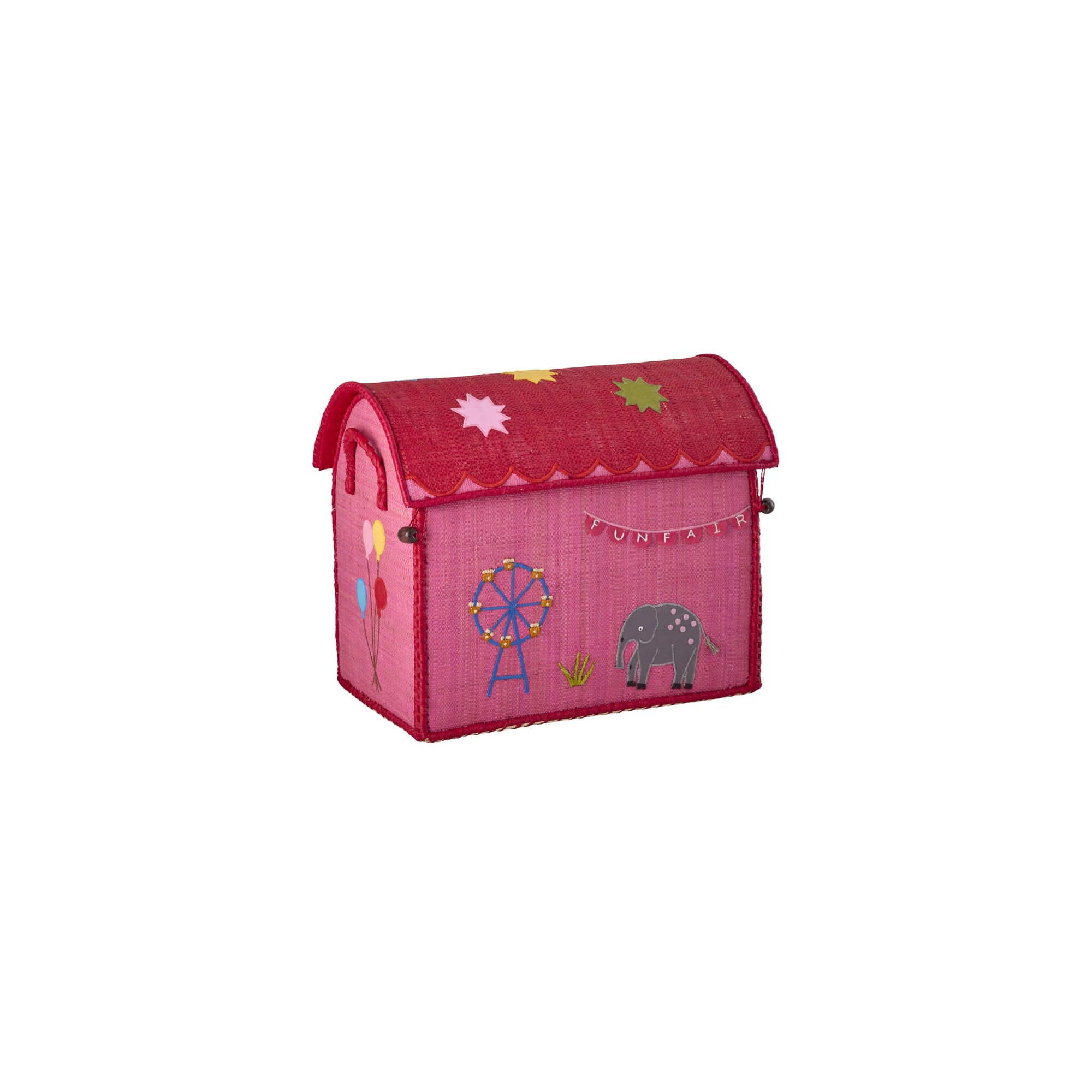 RICE RAFFIA AUFBEWAHRUNGSHAUS FUN FAIR S – STEYBE FÜR KINDER