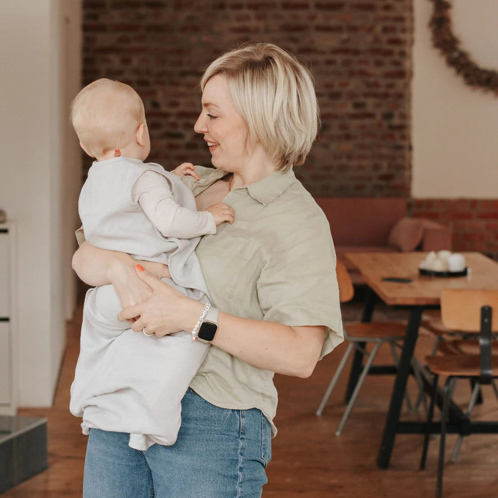 ernsting's family schlafsack tog emma&noah Leinen Schlafsack 0.5 TOG grau – STEYBE FÜR KINDER