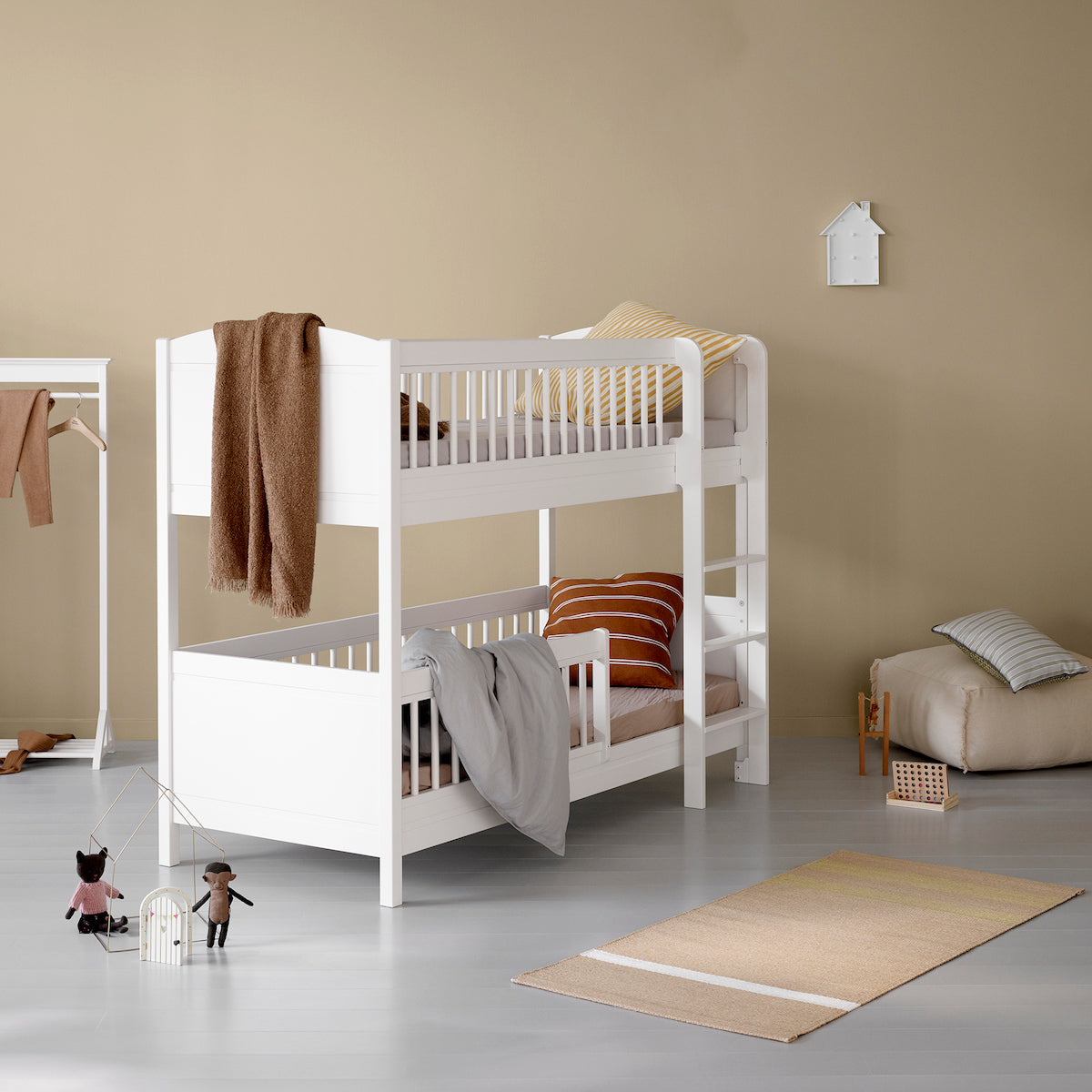Oliver furniture Seaside Collection Lille+ Bett weiß 68x130/163