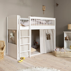 Oliver furniture Seaside Collection Lille+ Bett weiß 68x130/163