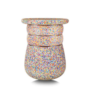 Stapelstein® Dynamic all – Modularer Hocker super confetti