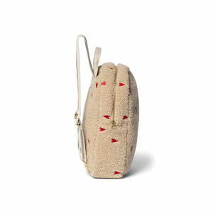 studio noos  Rucksack ecru teddy hearts mini