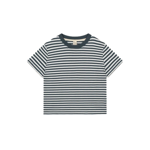 gray Label t-shirt blue grey gestreift