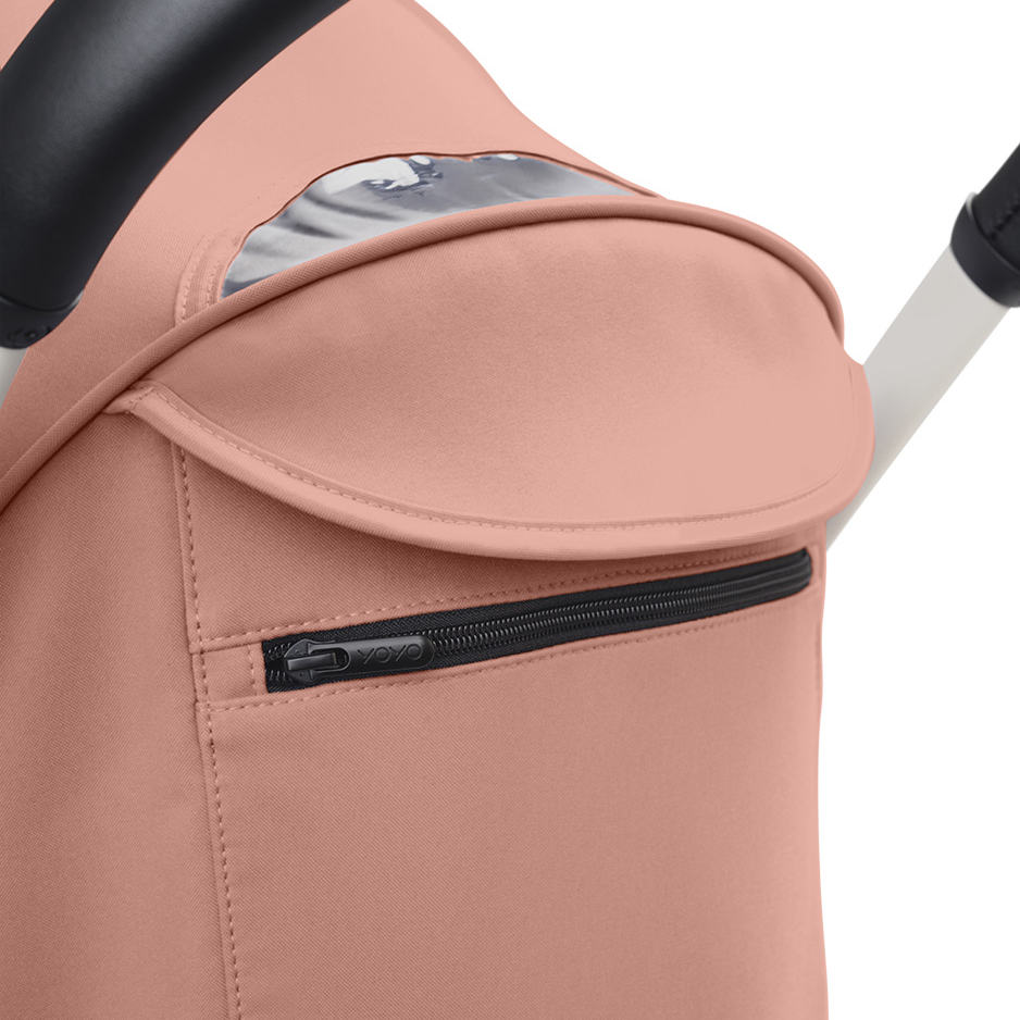 YOYO³ BUGGY GESTELL SCHWARZ, TEXTILSET GINGER