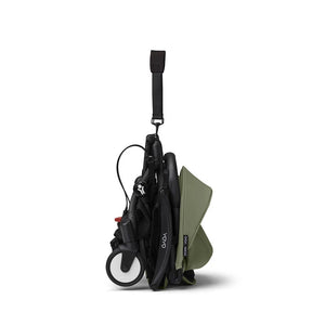 YOYO³ BUGGY GESTELL SCHWARZ, TEXTILSET OLIVE