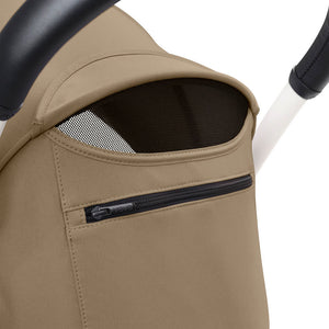 YOYO³ BUGGY GESTELL SCHWARZ, TEXTILSET TOFFEE
