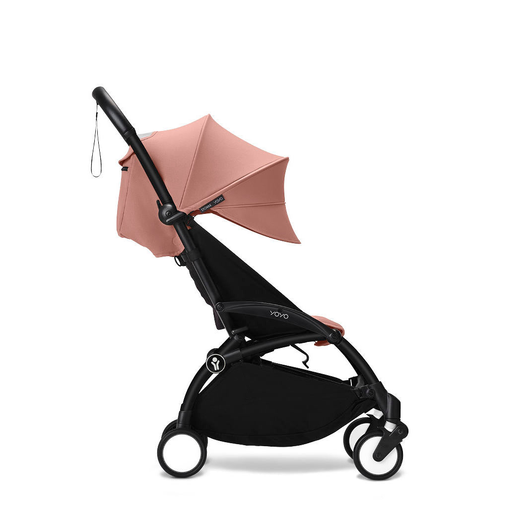 YOYO³ BUGGY GESTELL SCHWARZ, TEXTILSET GINGER