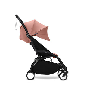 YOYO³ BUGGY GESTELL SCHWARZ, TEXTILSET GINGER