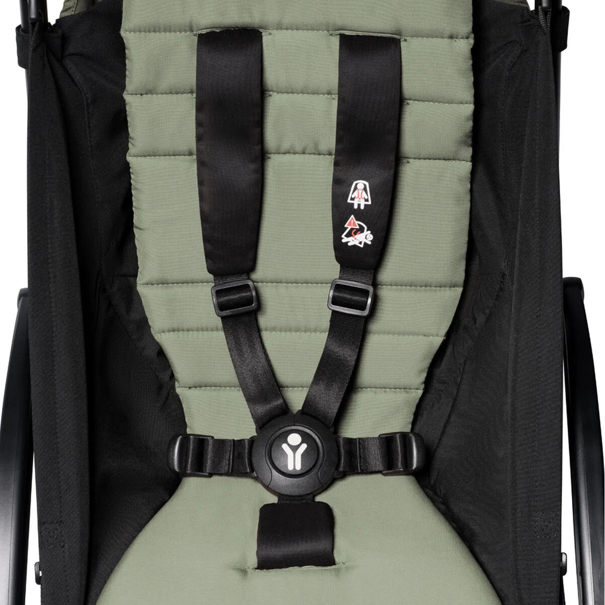 YOYO² BUGGY GESTELL SCHWARZ, TEXTILSET OLIVE