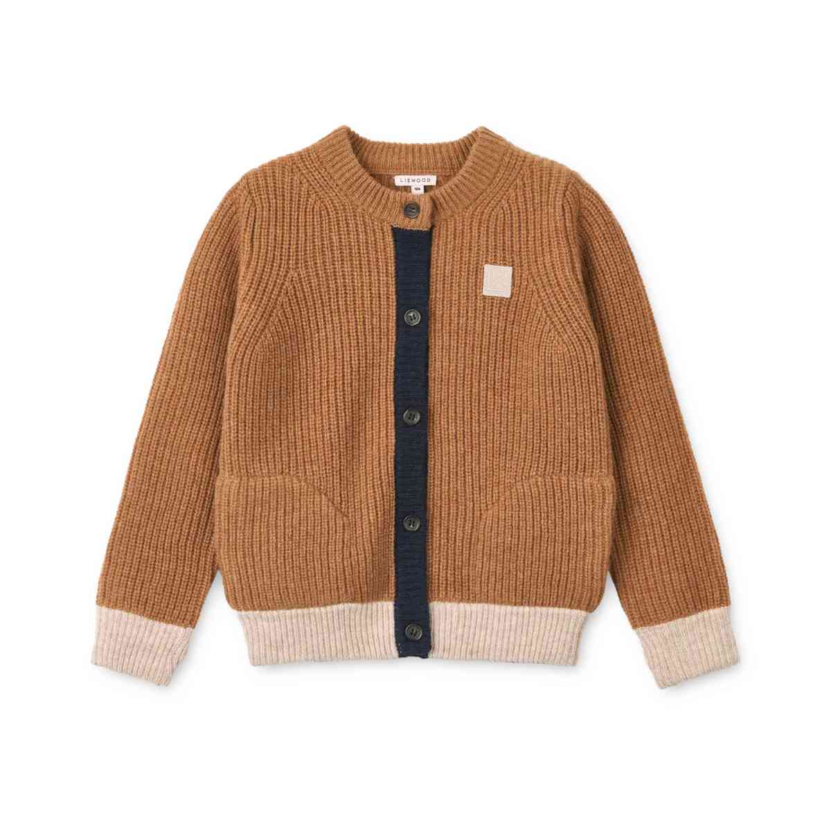 LIEWOOD TIAGO STRICKJACKE GOLDEN CARAMEL