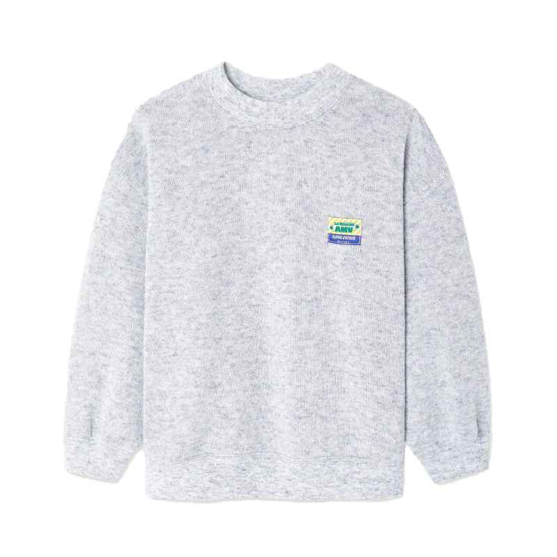 american vintage Sweater envona grey melage