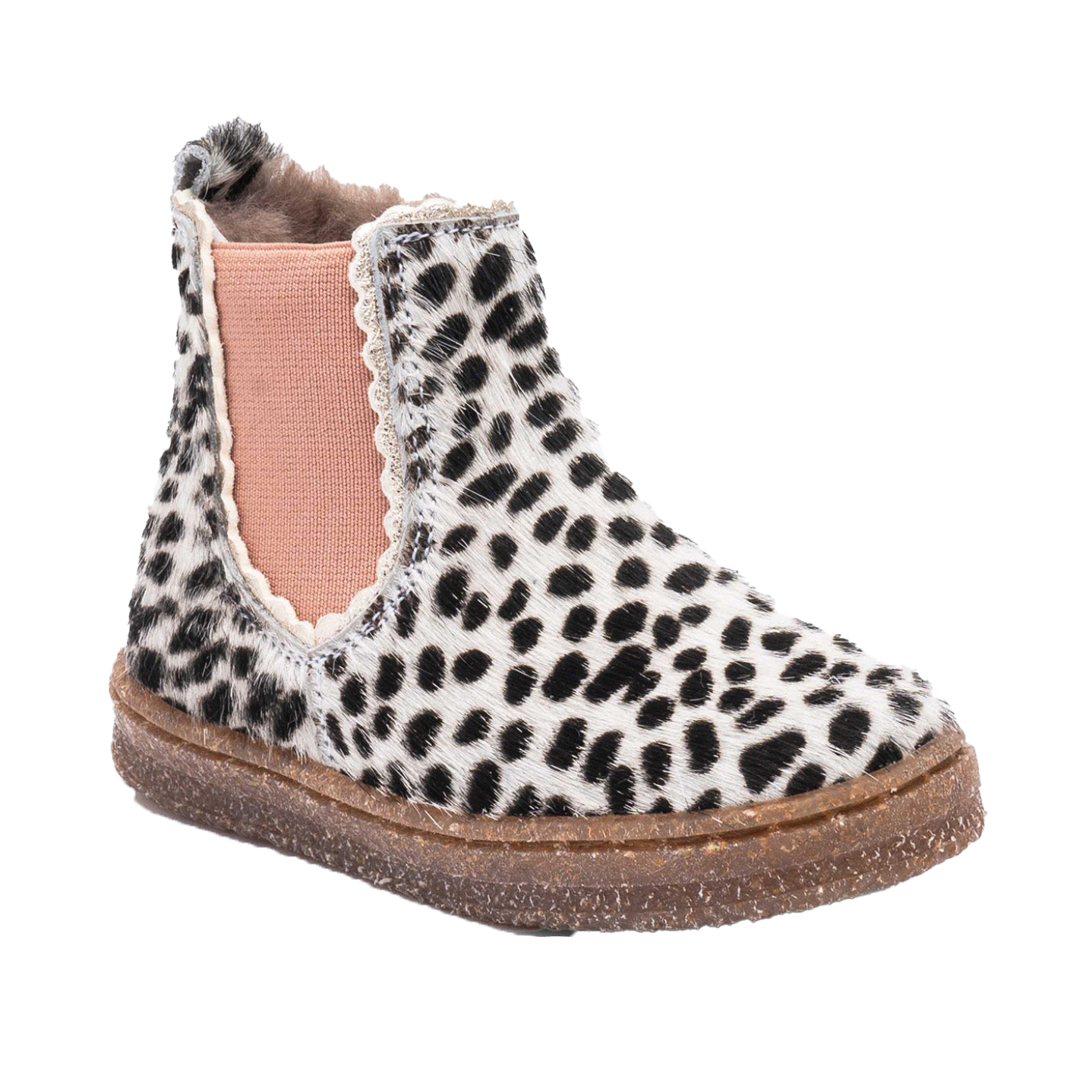 BISGAARD Stiefelette siggi lamb dots fur