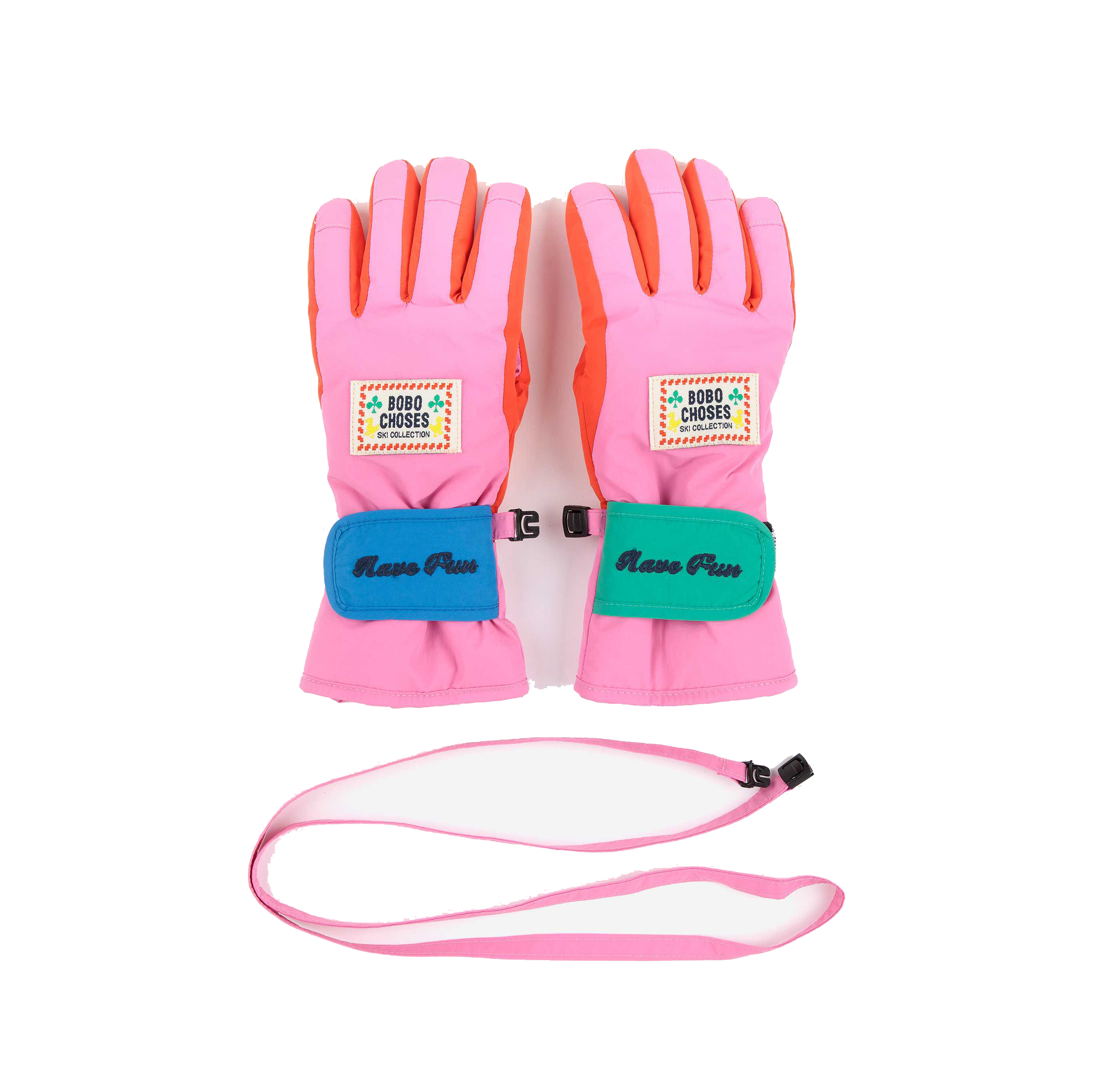 BOBO CHOSES Ski Handschuhe pink