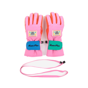 BOBO CHOSES Ski Handschuhe pink