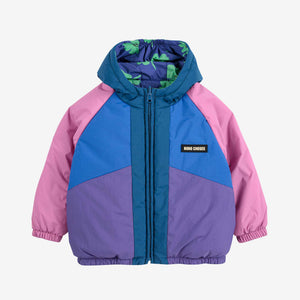 BOBO CHOSES Lucky Clover all over reversible anorak