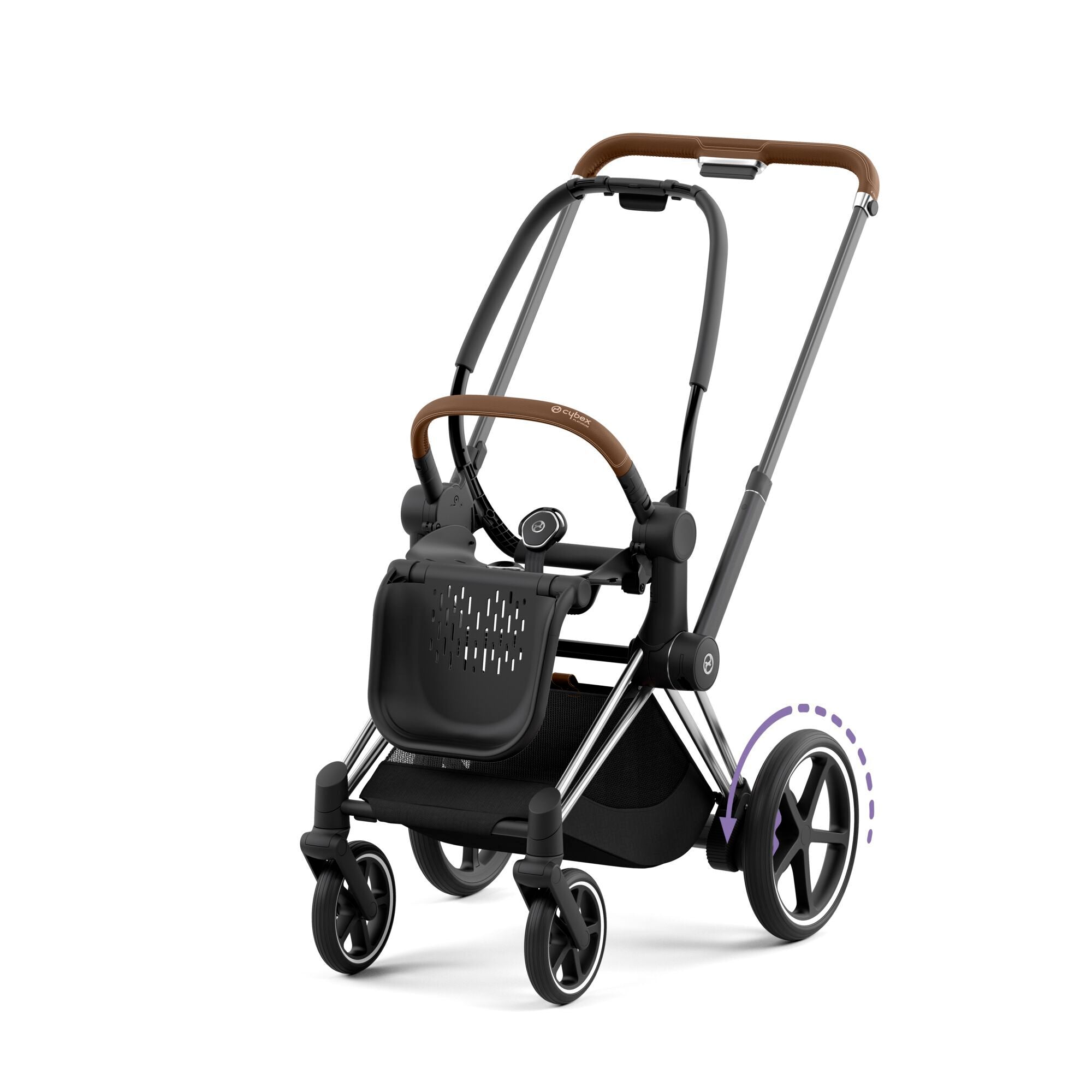 Cybex Platinum Kinderwagen e Priam chrome braun mirage grey