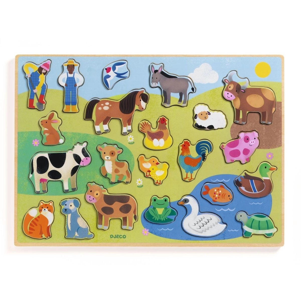DJECO HOLZPUZZLE FARMANIMO