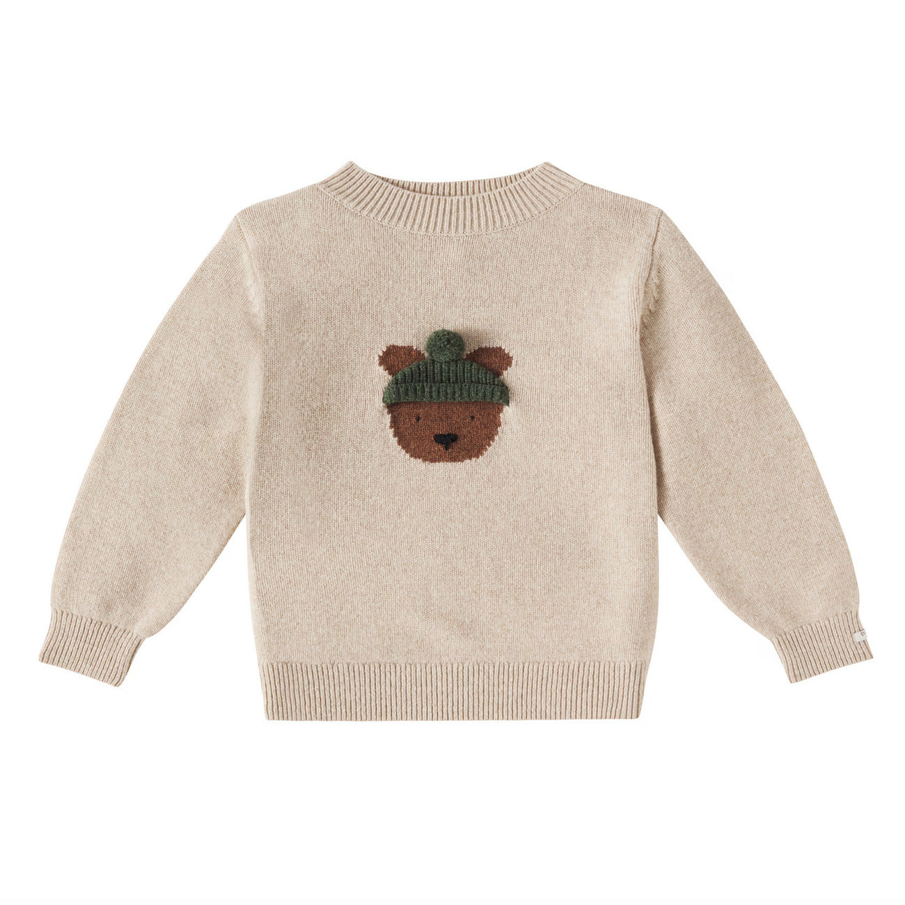 Donsje Strickpulli Denn Bär Biscotti Melange