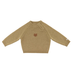 Donsje Baby Strickpulli Sibbe Bär Sesame