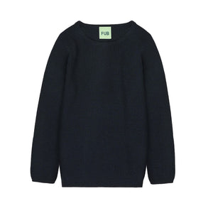 FUB Rib Longsleeve dark navy