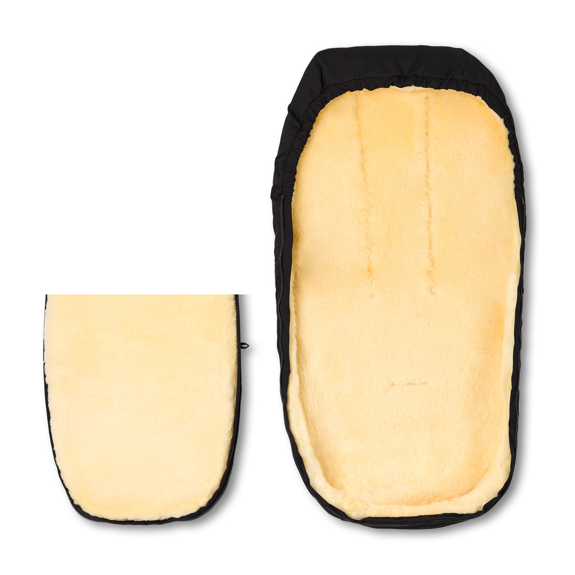 Hofbrucker Alaska Fußsack schwarz