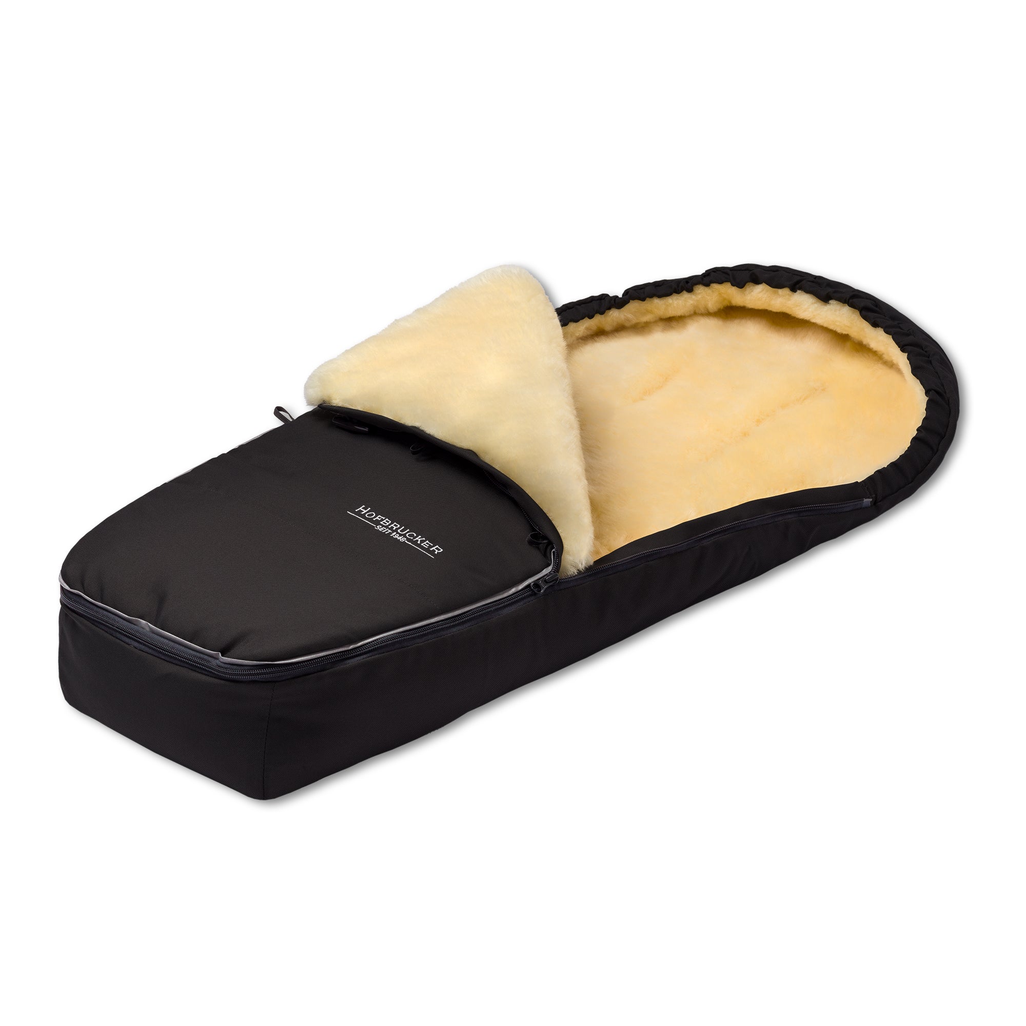 Hofbrucker Alaska Fußsack schwarz