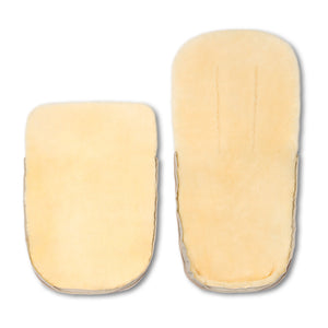 Hofbrucker Putzi Lammfellfußsack beige