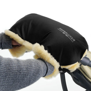 Hofbrucker Lamfell Handwärmer schwarz