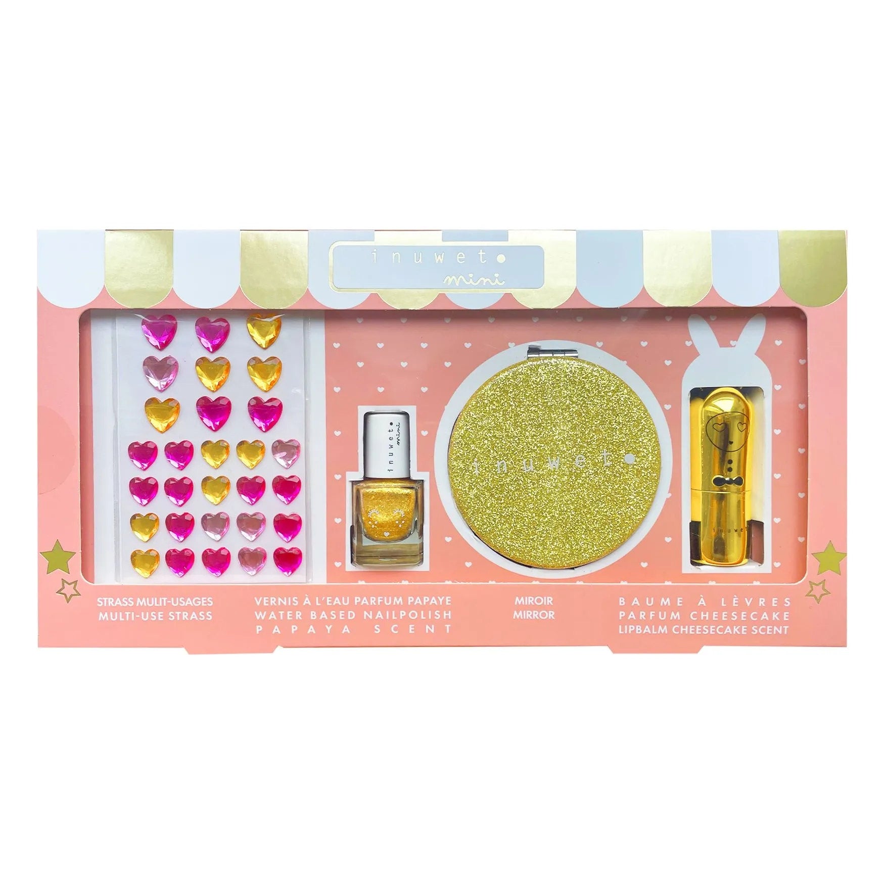 INUWET GLITTER GOLD KIDS SET