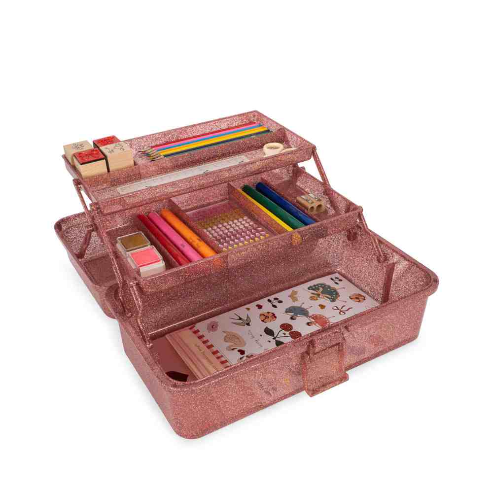 Konges Slojd Kreativ Box glitter rose