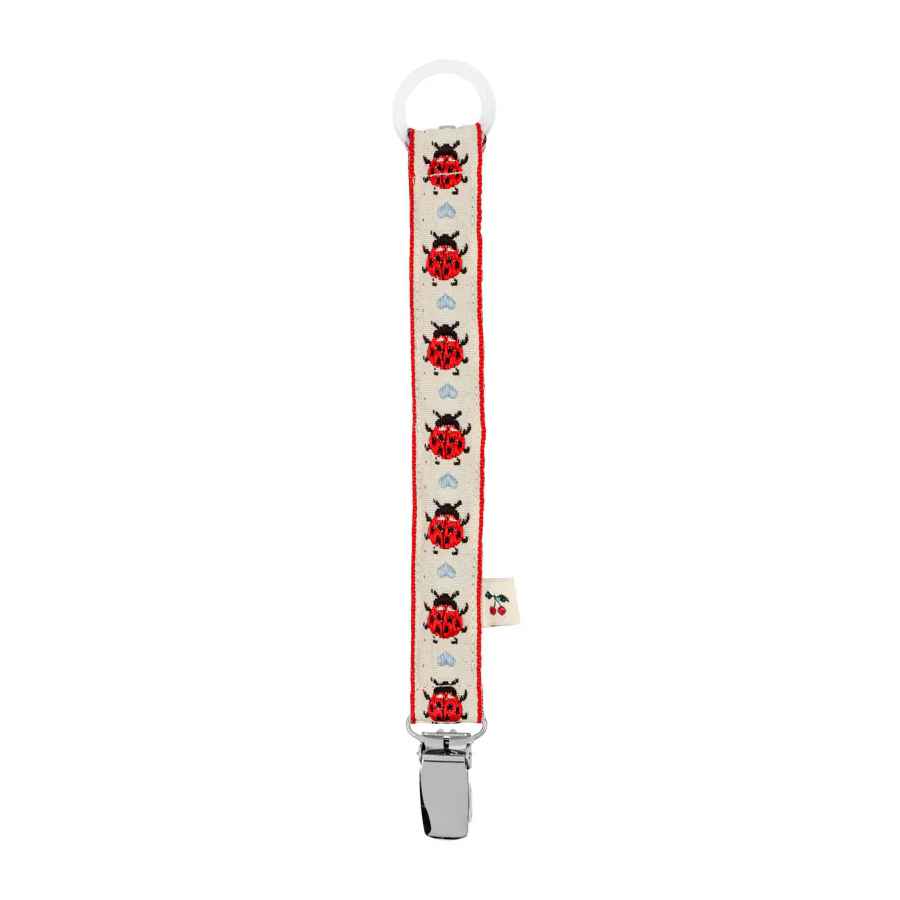 konges slojd Schnullerkette Ladybug