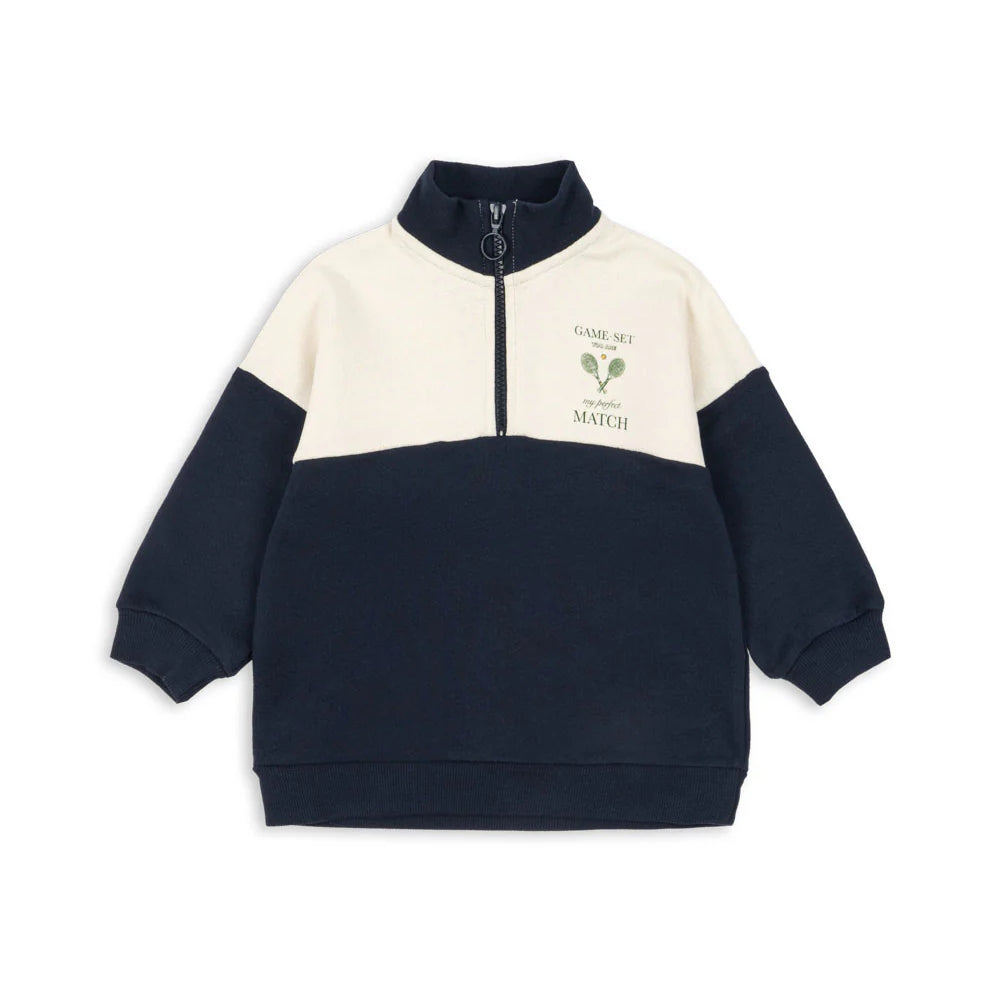 Konges Slojd LOUPY LOU ZIP SWEATSHIRT TOTAL ECLIPSE