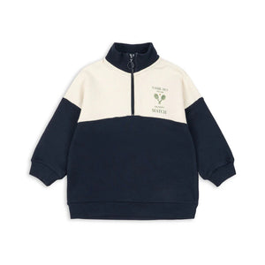 Konges Slojd LOUPY LOU ZIP SWEATSHIRT TOTAL ECLIPSE